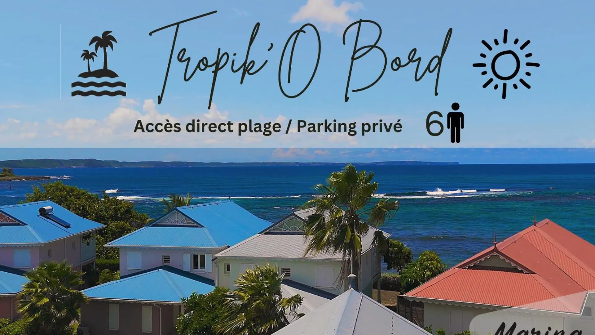 Tropik'O Bord Apartment Le Moule